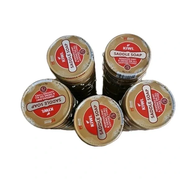 Kiwi SC Johnson Saddle Soap Tin 3 1/8 Ounce Paste Each New Lot of 50